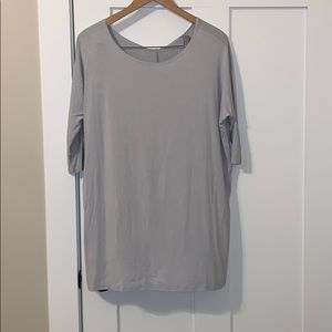 Solid Grey Piko Top